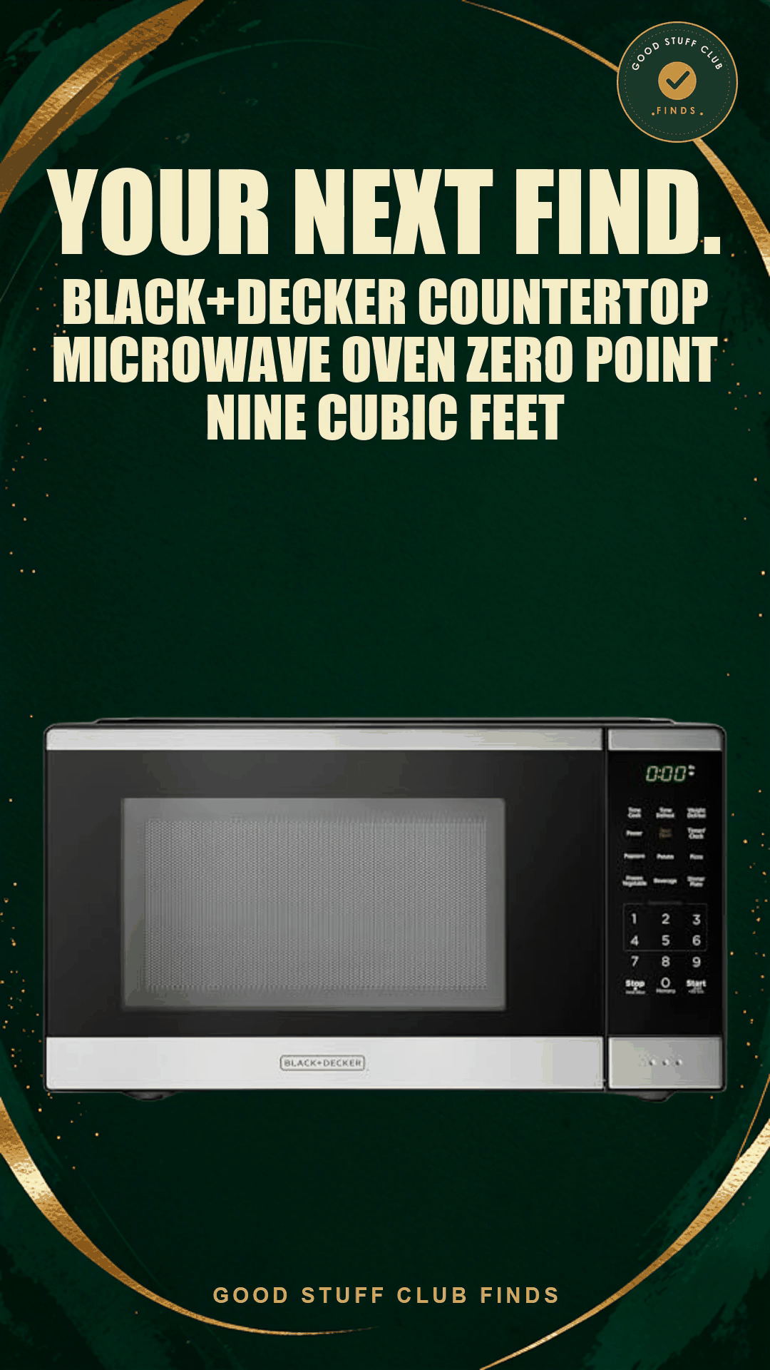 BLACK+DECKER Microwave — advertisement cover