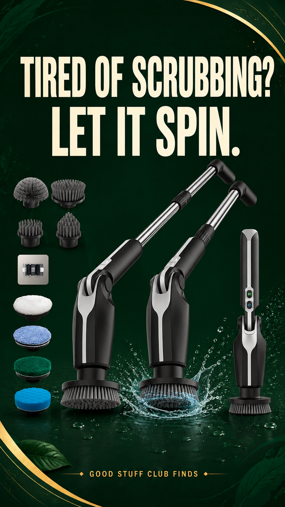 Leebein Spin Scrubber — advertisement cover