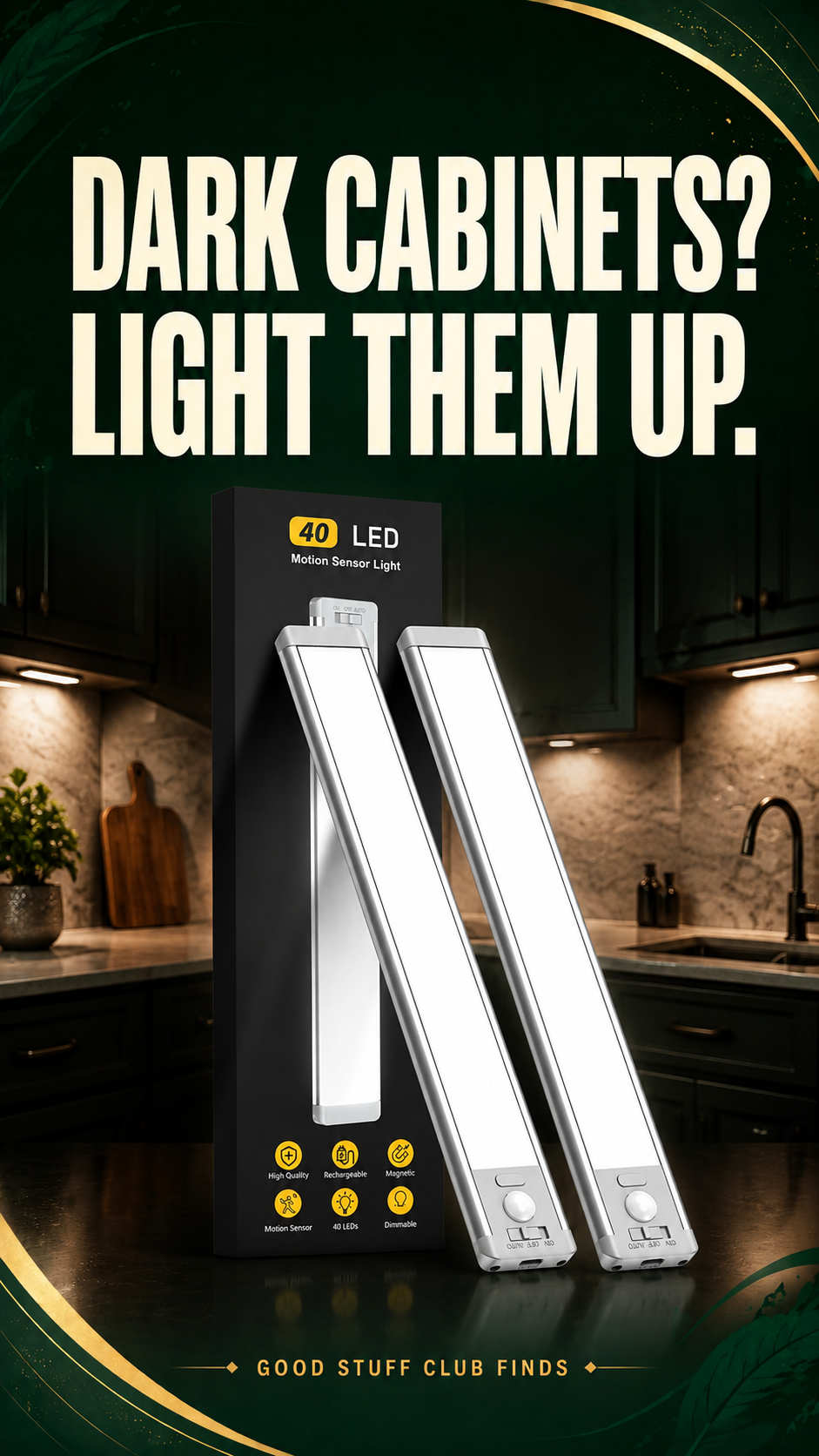 MCGOR Motion Lights — advertisement cover