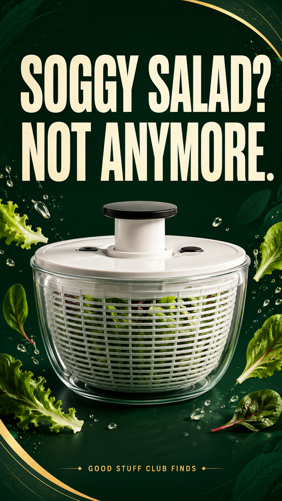 OXO Salad Spinner — advertisement cover