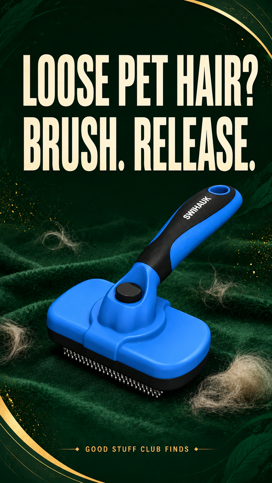 Swihauk Self-Cleaning Brush — advertisement cover